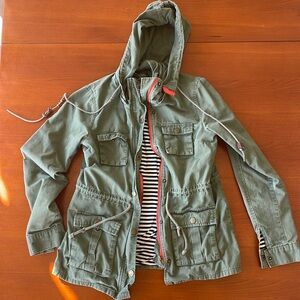 Market & Spruce Green Cargo Jacket